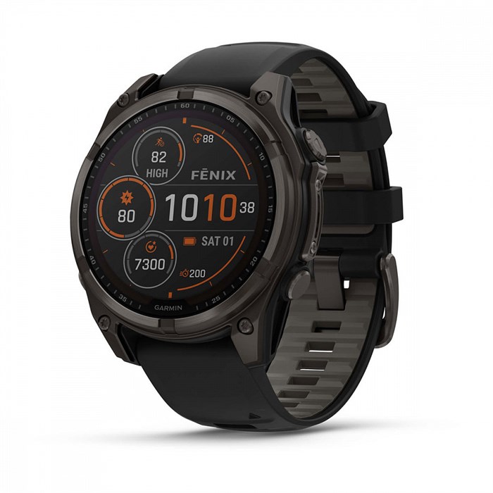 Garmin fenix 8 - 47 мм Solar, Sapphire, титановый угольно-серый DLC с черным ремешком  010-02906-11 2745 - фото 11688