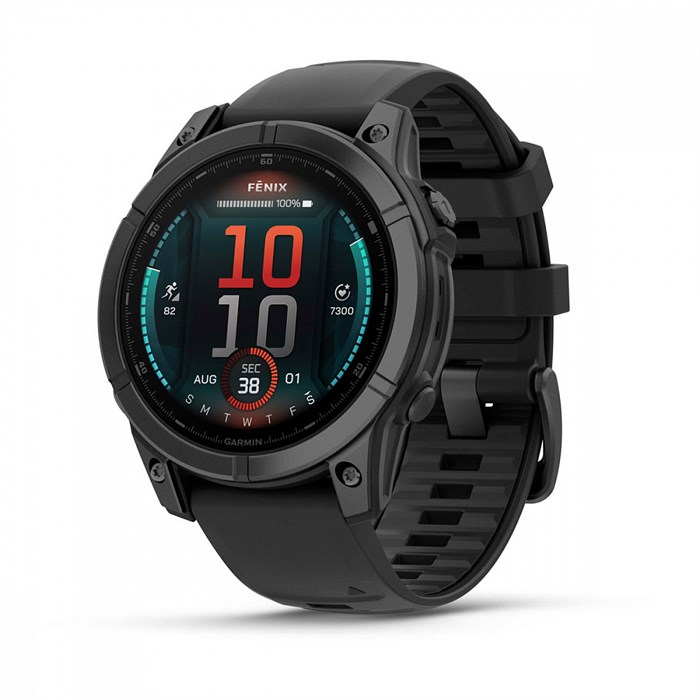 Часы Garmin fenix E - 47 мм, AMOLED серый безель, черный силиконовый ремешок ( 010-03025-01) 2783 - фото 11969