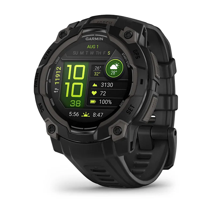 Умные часы Garmin Instinct 3 Amoled 45 mm Black with Black Band (010-02936-00) 2819 - фото 12231