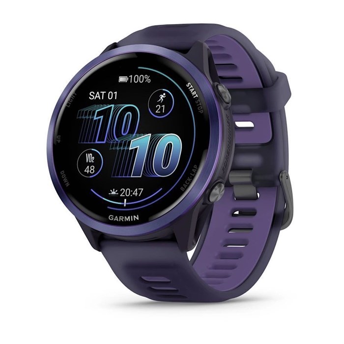 Умные часы Garmin Forerunner 570 - 47 мм Алюминий индиго с полупрозрачным ремешком цвета имперского фиолетового индиго (010-02971-02) 2939 - фото 13330
