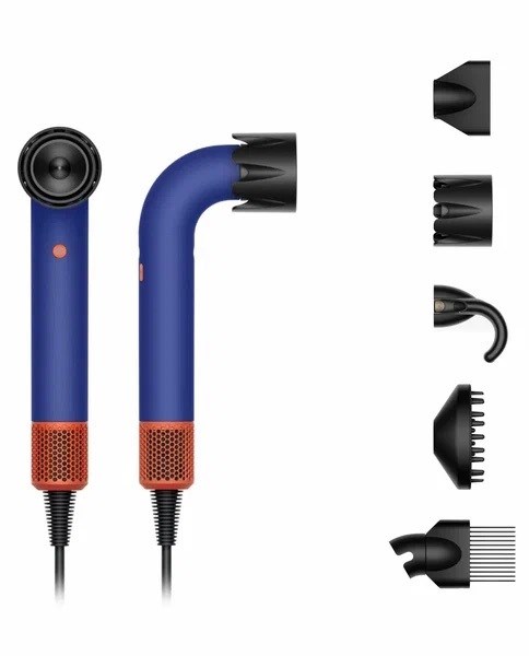 Фен Dyson Supersonic R HD18 Professional Vinca blue/Topaz 2964 - фото 13456