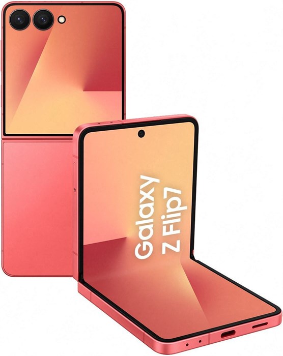 Смартфон Samsung Galaxy Z Flip7 256 ГБ Коралловый 2985 - фото 13755