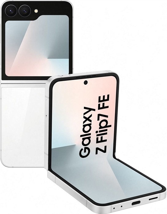 Смартфон Samsung Galaxy Z Flip7 FE 128 ГБ Белый 2991 - фото 13845