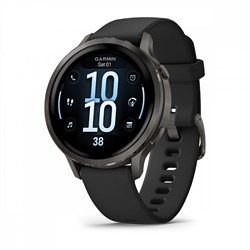 Умные часы Garmin Venu 4 - 41 мм темно-серый с черным ремешком  010-03013-02 3188