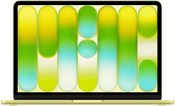 Apple MacBook Neo 13" (A18 Pro, 6C СPU/5С GPU, 2026), 8 ГБ, 512 ГБ SSD, желтый цитрус 3333