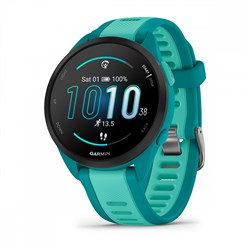 Умные часы Garmin Forerunner 165 Music зеленый c бирюзовым ремешком 010-02863-32 3369