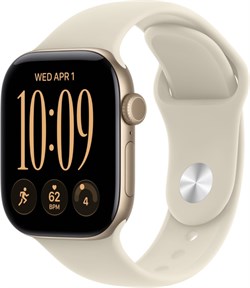 Часы Apple Watch Series 12 (2026), 46 мм, Light Gold 3648