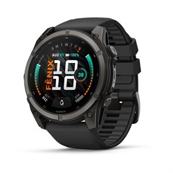 Умные часы Garmin Fenix 9 51mm Amoled Sapphire Carbon Gray DLC Titanium with Black Silicone Band (010-04763-11) 3698