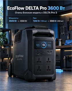 Портативная зарядная станция EcoFlow DELTA Pro 3600 Втч 3711