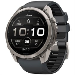 Часы Garmin Fenix 9 Pro - 51mm, No inReach, Titanium with Graphite/Black Silicone Band  010-04337-26 3712
