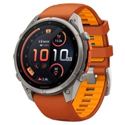 Часы Garmin Fenix 9 Pro 47 мм AMOLED inReach Titanium Autumn Orange / Spark Orange 010-04336-01 3725
