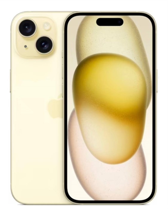 Смартфон Apple iPhone 15 256GB Yellow - фото 7932