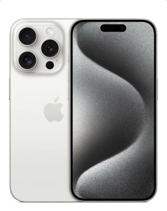 Смартфон Apple iPhone 15 Pro 256GB White Titanium - фото 8033
