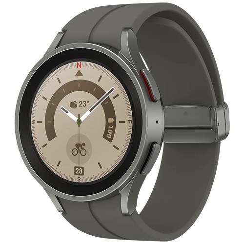 Умные часы Samsung Galaxy Watch 5 Pro 45мм Gray Titanium - фото 8132