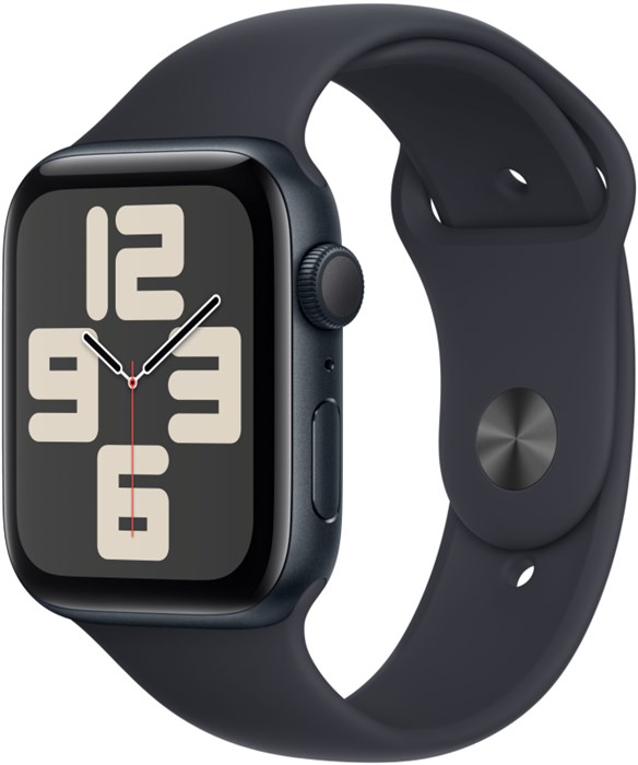 Умные часы Apple Watch Series SE Gen 2 2023 44 мм Aluminium Case GPS, midnight Sport Band - фото 8871