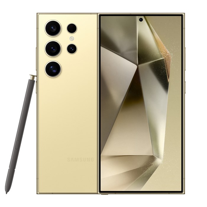 Смартфон Samsung Galaxy S24 Ultra 256Гб Жёлтый Титан - фото 9033