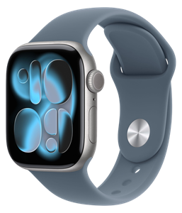 Умные часы Apple Watch Series 11, 42 mm, Space Grey Aluminium Black Sport Band 3115