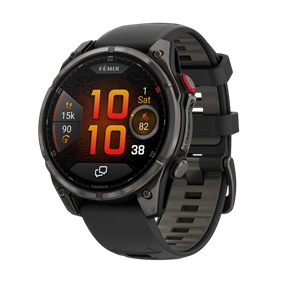 Умные часы GARMIN FENIX 8 PRO 47mm Amoled Sapphire Lens Carbon Grey DLC Tinanium With Black/Pebble Gray Артикул:  010-03198-01 3134