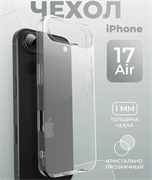 Чехол силиконовый (прозрачный) для Iphone Air 1900