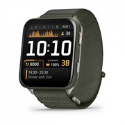 Умные часы GARMIN VENU X1 Black with Slate Titanium Caseback and MOSS Comfortfit Nylon Band 010-02980-03 3355