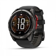 Умные часы Garmin fenix 8 Pro - 51 мм, MicroLED DLC, угольно-серый, черный силиконовый ремешок 010-03380-01 3540