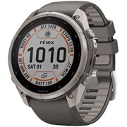 часы Garmin Fenix 9 Pro — 51 мм Solar inReach Titanium Pebble Gray / Silver Gray 010-04339-01 3607