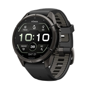 часы Garmin Fenix 9 Pro 43mm AMOLED Carbon Gray DLC Titanium with Black/Pebble Gray Silicone Band 010-04335-15 3651