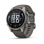 Умные часы Garmin Fenix 9 43mm Amoled Sapphire Titanium with Pebble Gray Silicone Band (010-04761-11) 3695