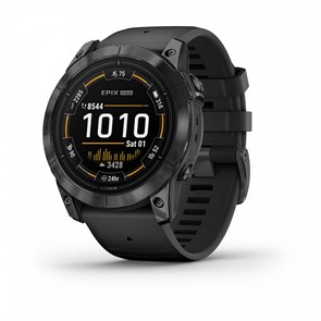 Умные часы Epix Pro (Gen 2) Standard Edition 51 мм, серый, черный силиконовый ремешок  010-02804-21
