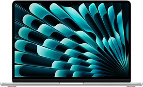 Apple MacBook Air 13" (M3, 8C CPU/8C GPU, 2024), 8 ГБ, 256 ГБ SSD, "серебристый"  MRXQ3
