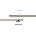 Apple MacBook Air 15" (M3, 8C CPU/10C GPU, 2024), 8 ГБ, 512 ГБ SSD, «сияющая звезда»  MRYT3 2599 - фото 10639