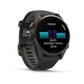 Garmin fenix 8 - 43 мм, AMOLED Sapphire, угольно-черный DLC, пепельно-серый ремешок 010-02903-21 2639