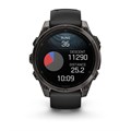 Garmin fenix 8 - 47 мм, AMOLED Sapphire, угольно-черный DLC, пепельно-черный силиконовый ремешок 010-02904-21 2644 - фото 11073
