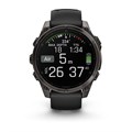 Garmin fenix 8 - 47 мм, AMOLED Sapphire, угольно-черный DLC, пепельно-черный силиконовый ремешок 010-02904-21 2644 - фото 11074