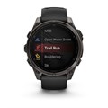 Garmin fenix 8 - 47 мм, AMOLED Sapphire, угольно-черный DLC, пепельно-черный силиконовый ремешок 010-02904-21 2644 - фото 11075