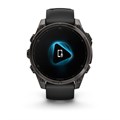 Garmin fenix 8 - 47 мм, AMOLED Sapphire, угольно-черный DLC, пепельно-черный силиконовый ремешок 010-02904-21 2644 - фото 11078