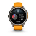 Garmin fenix 8 - 47 мм, AMOLED Sapphire, Titanium, светло-серый, оранжевый силиконовый ремешок 010-02904-11 2645 - фото 11086 Garmin fenix 8 - 47 мм, AMOLED Sapphire, Titanium, светло-серый, оранжевый силиконовый ремешок 010-02904-11 2645 - фото 11086