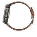 Garmin fenix 8 - 51 мм, AMOLED Sapphire, Titanium, каштановый кожаный ремешок 010-02905-40 2646 - фото 11095