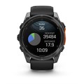 Garmin fenix 8 - 51 мм, AMOLED серый, черный силиконовый ремешок  010-02905-00 2647