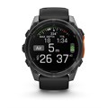Garmin fenix 8 - 51 мм, AMOLED серый, черный силиконовый ремешок  010-02905-00 2647