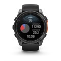 Garmin fenix 8 - 51 мм, AMOLED серый, черный силиконовый ремешок  010-02905-00 2647