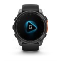 Garmin fenix 8 - 51 мм, AMOLED серый, черный силиконовый ремешок  010-02905-00 2647