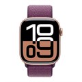 Apple Watch Series 10, 46 мм,  «розовое золото», текстильный браслет сливового цвета 2726 - фото 11546 Apple Watch Series 10, 46 мм,  «розовое золото», текстильный браслет сливового цвета 2726 - фото 11546