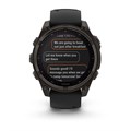 Garmin fenix 8 - 51 мм Solar, Sapphire, титановый угольно-серый DLC с черным ремешком  010-02907-11 2746 - фото 11693
