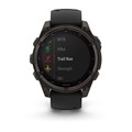 Garmin fenix 8 - 51 мм Solar, Sapphire, титановый угольно-серый DLC с черным ремешком  010-02907-11 2746 - фото 11696