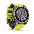 Garmin fenix 8 - 51 мм Solar, Sapphire, титановый серый с желтым ремешком   010-02907-21 2747 - фото 11714