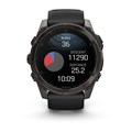 Garmin fenix 8 - 51 мм, AMOLED Sapphire, угольно-серый DLC, пепельно-черный силиконовый ремешок 010-02905-21 2748 - фото 11734