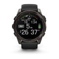 Garmin fenix 8 - 51 мм, AMOLED Sapphire, угольно-серый DLC, пепельно-черный силиконовый ремешок 010-02905-21 2748 - фото 11735