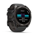 Garmin fenix 8 - 51 мм, AMOLED Sapphire, угольно-серый DLC, пепельно-черный силиконовый ремешок 010-02905-21 2748 - фото 11740