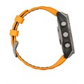 Garmin fenix 8 - 51 мм, AMOLED Sapphire, Titanium, светло-серый, оранжевый силиконовый ремешок 010-02905-11 2749 - фото 11752